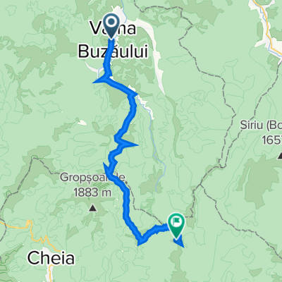 Route from DC49A, Vama Buzăului