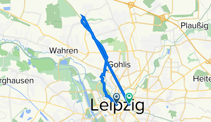 HainstraĂźe 4, Leipzig nach Czermaks Garten 8, Leipzig