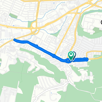 De Calle Llama del Bosque, Nuevo Cuscatlan a Pasaje H, Nuevo Cuscatlán