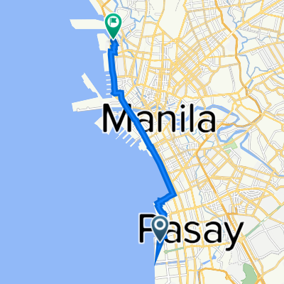 ONE E-com Center, Pasay to JXG6+3F3, Manila