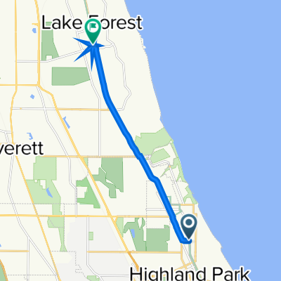 401–419 Vine Ave, Highland Park to 672 N Western Ave, Lake Forest