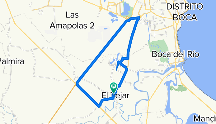 De Calle Agustín De Iturbide 410, El Tejar a Calle Agustín De Iturbide 410, El Tejar