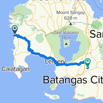 Apacible Boulevard 221, Nasugbu to R4RV+X2J, Ibaan