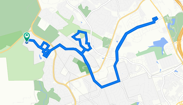 804 Canyon Springs Dr, Cedar Park to 804 Canyon Springs Dr, Cedar Park