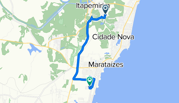 De Rua Integracao 70 a Avenida Domingos Martins 3776-3838