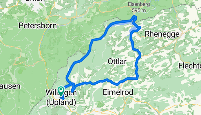 von Willingen an den Diemelsee und einmal fast rum. CLONED FROM ROUTE 555520