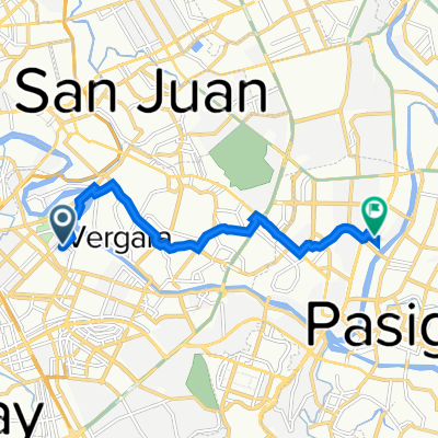 Route from 1530 A. Mendoza, Makati City