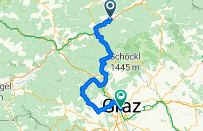 Route in der Bikemap App öffnen