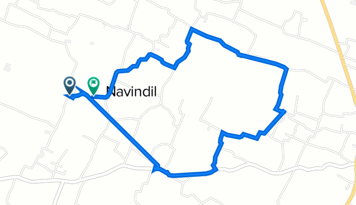 Ellangulam Street, Valvettithurai to Ellangulam Street, Valvettithurai