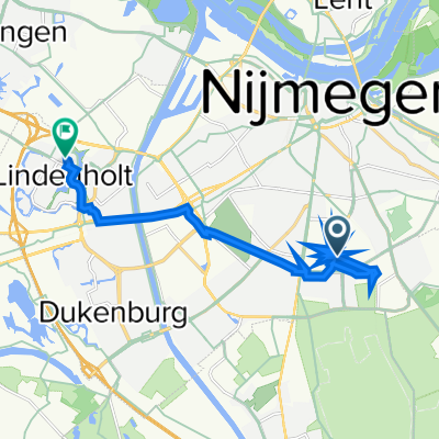 Erasmusplein 1, Nijmegen to Heeskesacker 1418, Nijmegen