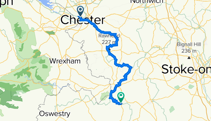 Chester to Prees Day 1