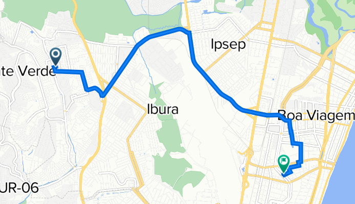 De Rua Sete De Setembro Ur 3 85 a Rua Rio Azul 919