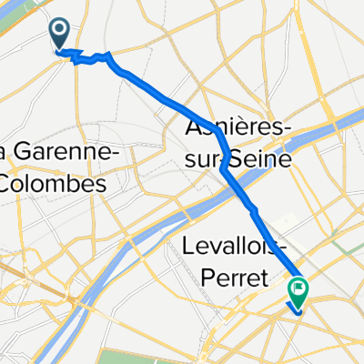 De 181 Rue Saint-Denis, Colombes à 7 Rue Alphonse de Neuville, Paris