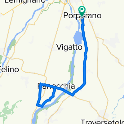 Da Via Mario Pernis 15, Parma a Piazza Centoni 1, Parma