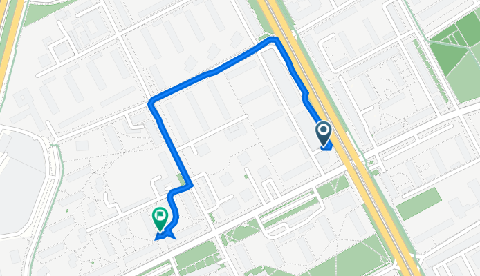 Aleja Jana Pawła II 59B, Warszawa do Mordechaja Anielewicza 26A, Warszawa