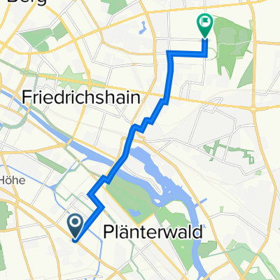 Treptower Straße 95-96, Berlin nach Herzbergstr./Siegfriedstr. (Berlin)