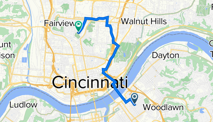 634 Overton St, Newport to 2191 Ohio Ave, Cincinnati