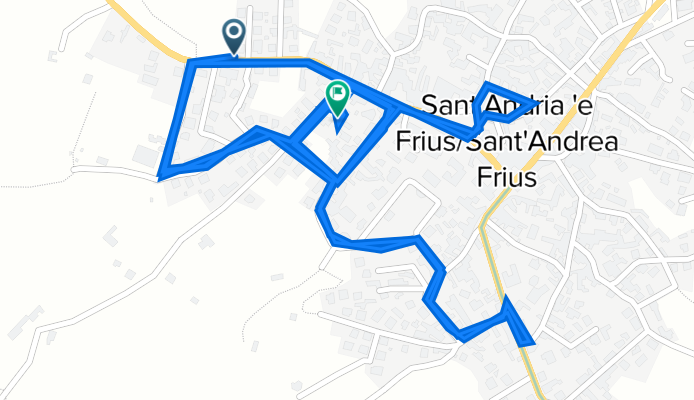 Da SS547 90, Sant'Andrea Frius a Via Alessadro Manzoni 12, Sant'Andrea Frius