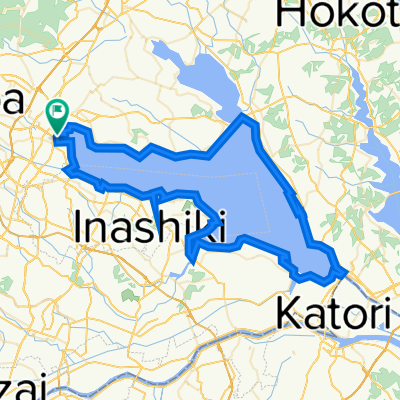 霞ヶ浦1周ショートコース