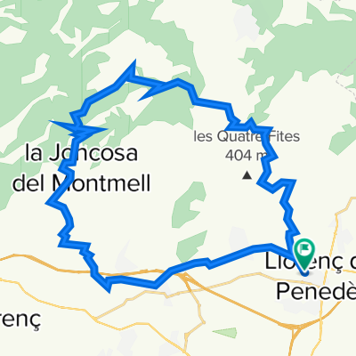 Llorenç - Montmell - La Juncosa - Bisbal - EL Papagai - Llorenç