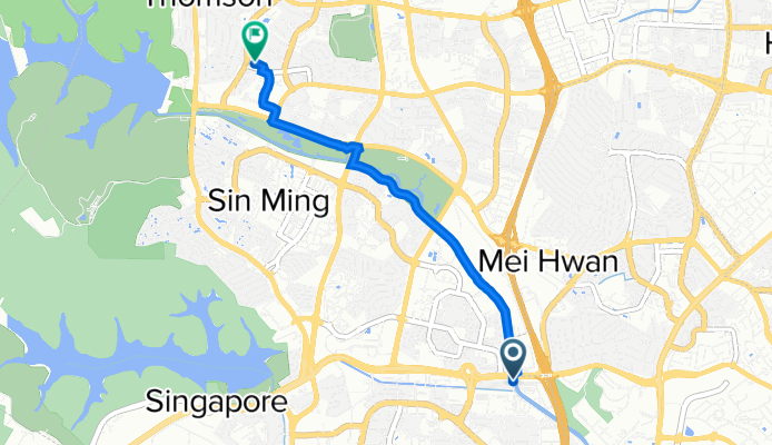 Lorong 8 Toa Payoh, Toa Payoh to 159 Ellington Square, Ang Mo Kio