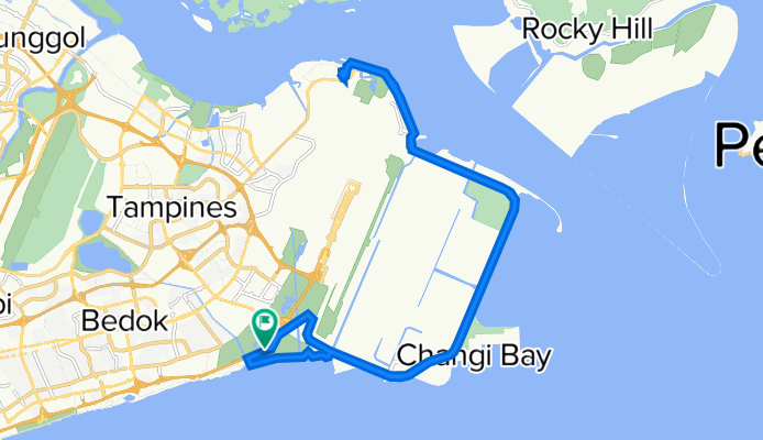 East Coast to Changi Village via TMCR and back