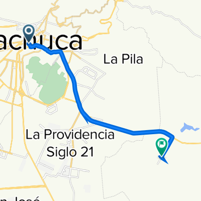 De Calle Jaime Nunó 302, Pachuca de Soto a Carretera a San Juan Tizahuapán, San Juan Tizahuapan