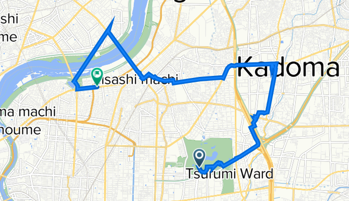 2丁目, 大阪市 to ５丁目 ３, 大阪市