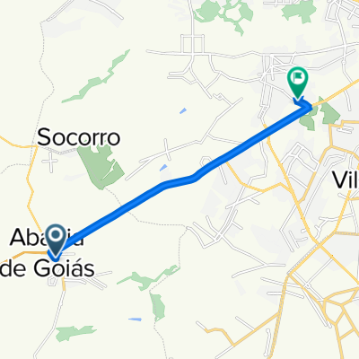 Rua Um, 2–132, Abadia de Goiás a Avenida Gabriel Henrique de Araújo, 12, Goiânia