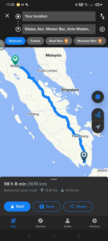 J45F+WQH, Kecamatan Gedong Tataan to Silalas, Kecamatan Medan Barat