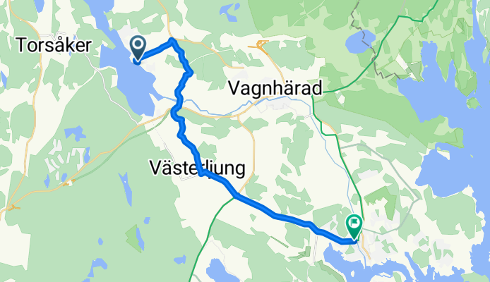 Sund to Trosa (direct)
