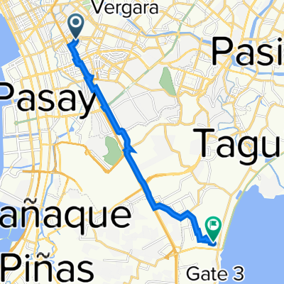 Philippines, Makati to Lower Bicutan, Taguig