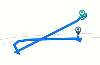Route in der Bikemap App öffnen