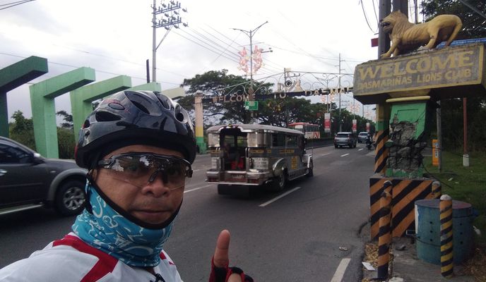 Photo 2 of the Bikemap route "Mataas Na Lupa 1004, Manila to Emilio Aguinaldo Highway, Silang"