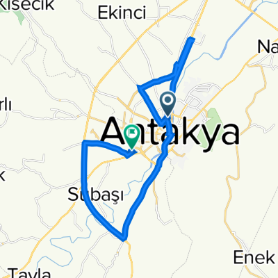 Ataturk Blv. 58B, Hatay Merkez to 105. Sk. 16, Defne