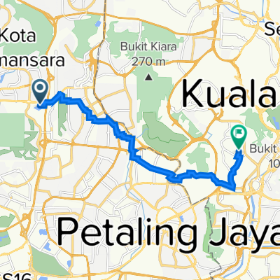 Kota Damansara to Bangsar Baru