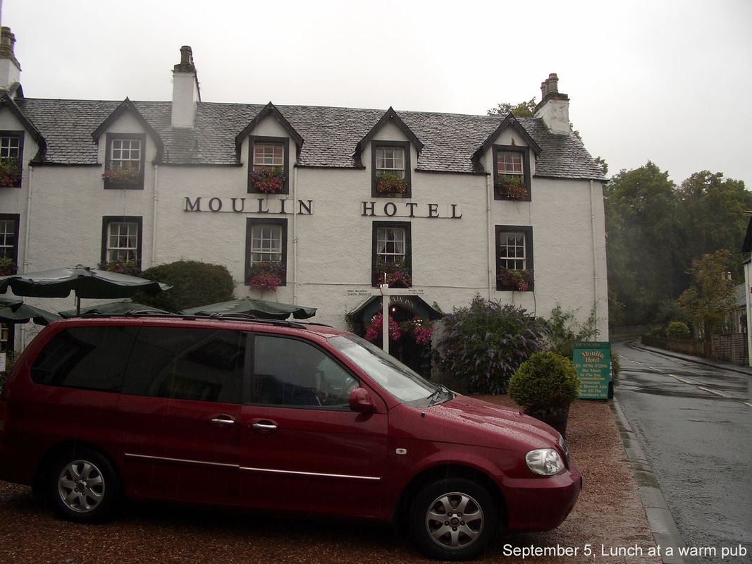 Day 5, 42 wet and windy miles from Newtonmore to Pitlockry