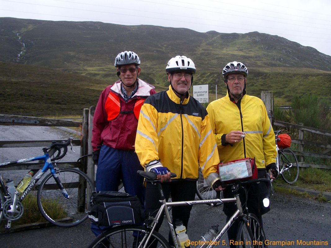 Day 5, 42 wet and windy miles from Newtonmore to Pitlockry