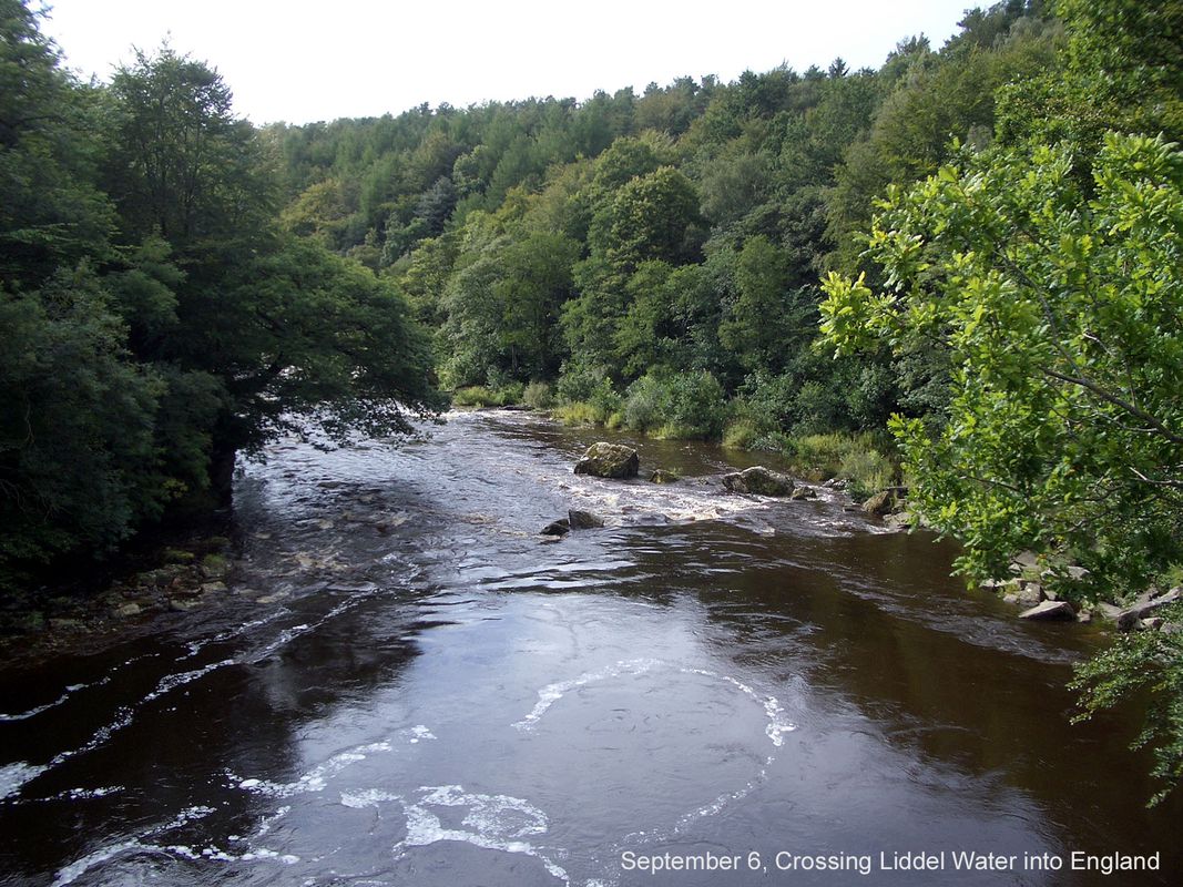 Day 6, 70 miles from Peebles to Carlisle