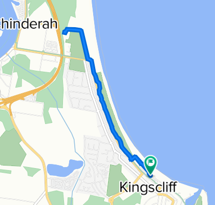 Map Of Kingscliff Nsw Kingscliff, Nsw - Cycling Route - 🚲 Bikemap