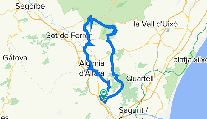 Albalat dels Tarongers-Dehesa de Soneja-Azuébar-Presa de Algar