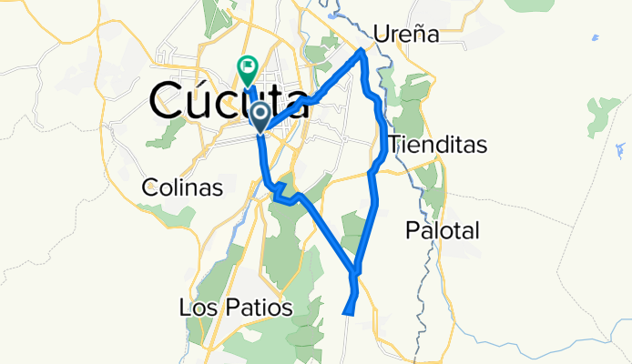 De Avenida 0 10-60, Cúcuta a Calle 3a Norte 3-47, Cúcuta