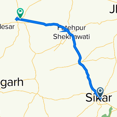 sikar to Ratangarh