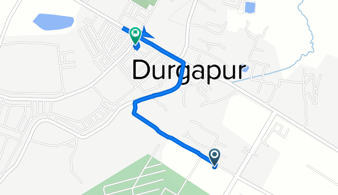 Saint Xavier School Road, Durgapur to G8PM+P77, Durgapur