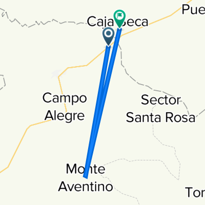 De Troncal 1, Nueva Bolivia a Avenida Franscisco de Miranda, Caja Seca