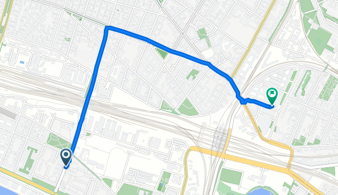 Modersohnstraße 63, Berlin nach Hirschberger Straße 30, Berlin