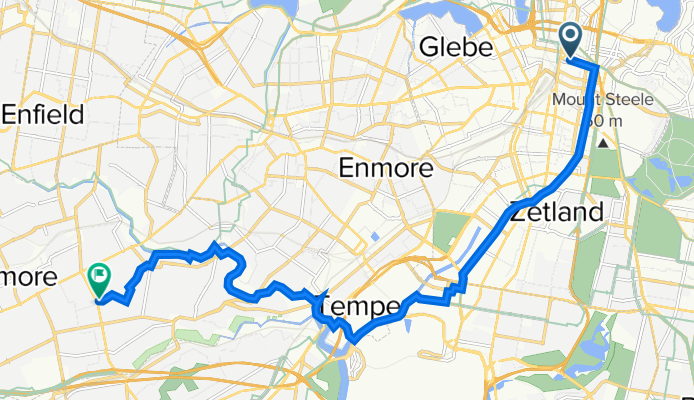 147 Goulburn St, Surry Hills to 123 Northcote St, Earlwood