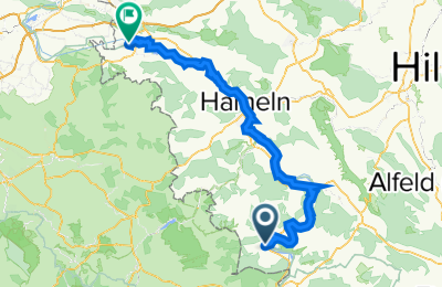 Route in der Bikemap App öffnen