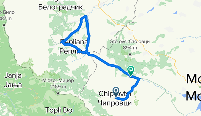улица „Георги Димитров“ 5, Chiprovtsi to Пat bez ime, Mitrovtsi