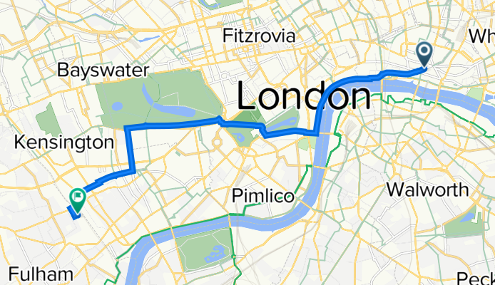 1-5 Bloomberg Arcade, London to 3 Lillie Square, London